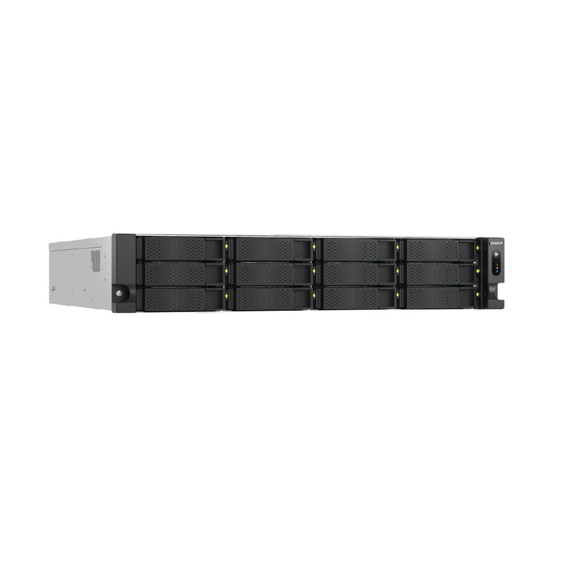 QNAP TS-h1277AXU-RP-R5-16G 12 Bay 2U Rackmount NAS powered by AMD Ryzen™ 7000 Series processors2