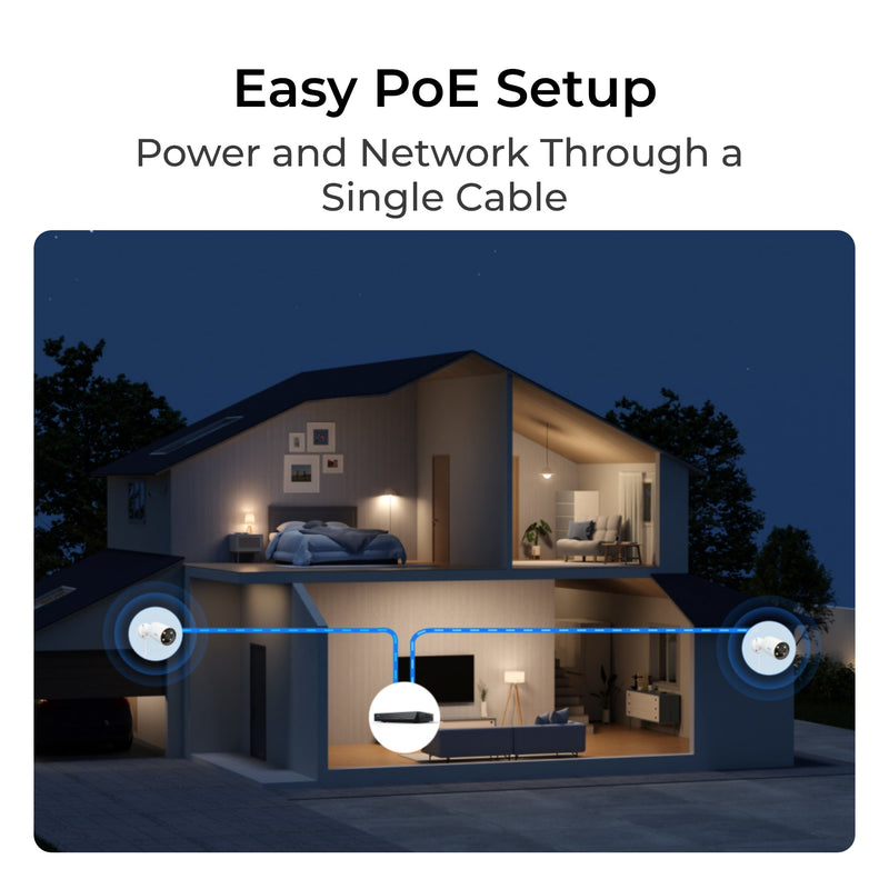 REOLINK ColorX Series CX810: 8MP Outdoor Camera, True Color Night Vision, PoE, 3000K Adjustable Warm Light6