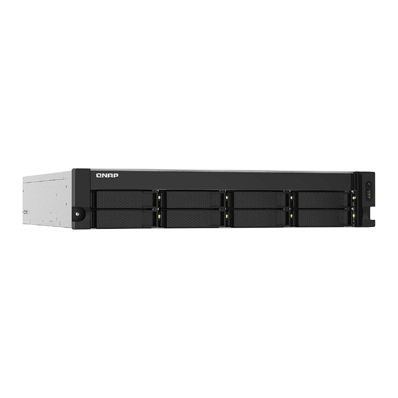 QNAP TS-832PXU-RP-4G 8 Bay Quad-core 1.7GHz rackmount NAS with dual 10GbE SFP+ and redundant power supply4
