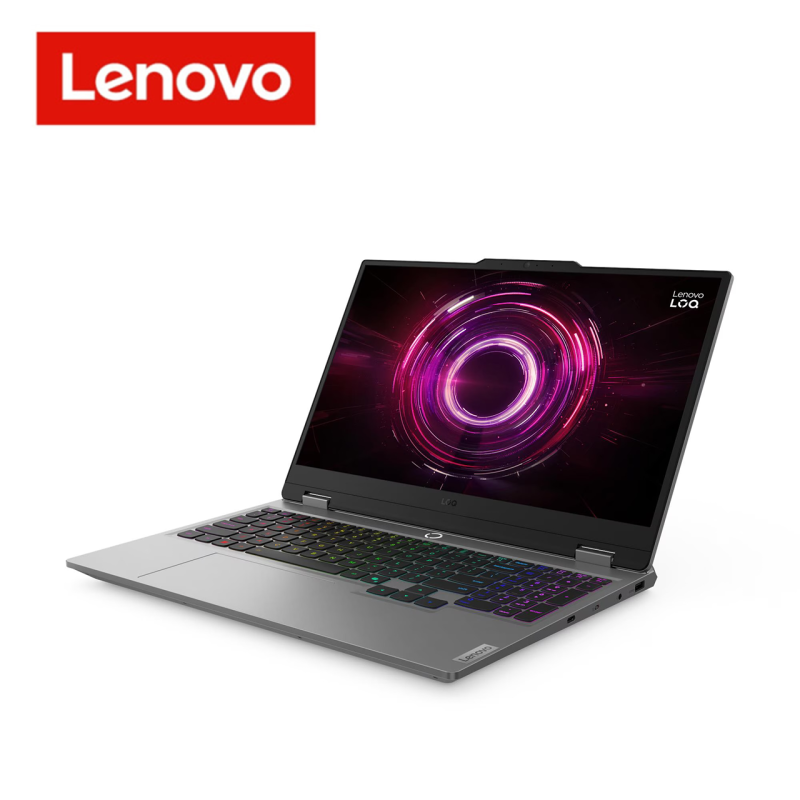 Lenovo LOQ 15AHP10 83JG008EMJ 15.6'' FHD 144Hz Gaming Laptop Luna Grey ( R5-220, 16GB, 512GB SSD, RTX5050 8GB, W11, HS )3