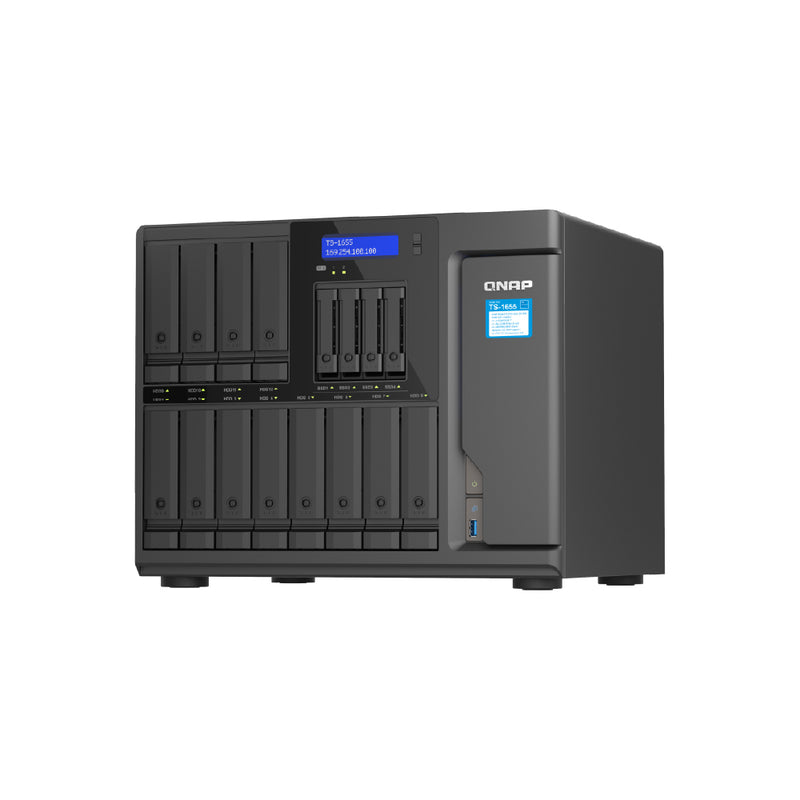 QNAP TS-1655-8G 16 Bay Hybrid Tower NAS, powered by Intel® Atom® processor2