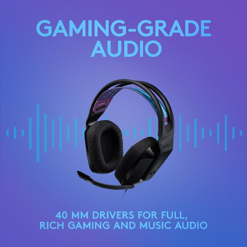 LOGITECH G335 Wired Gaming Headset7