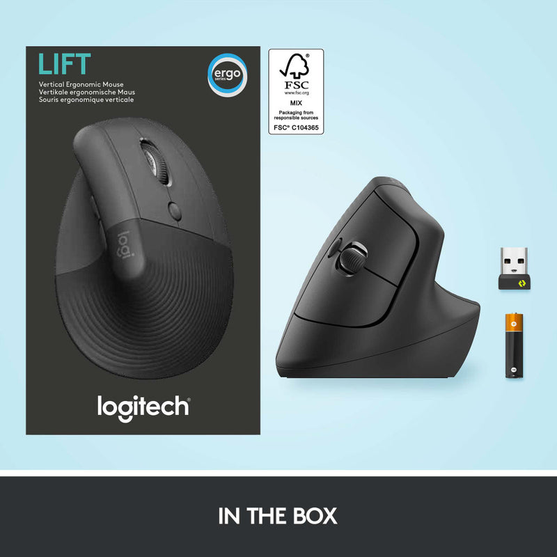LOGITECH Lift Vertical Ergonomic Mouse4