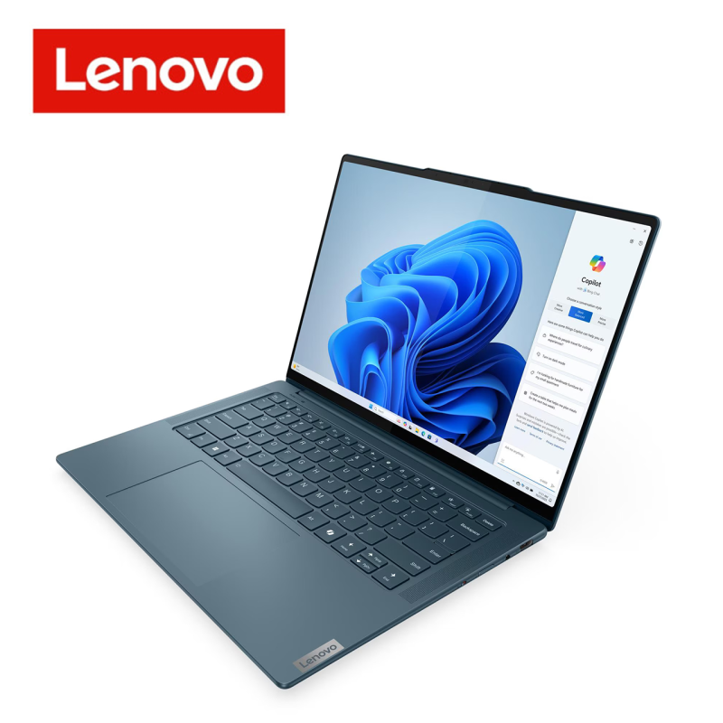 Lenovo Yoga Pro 7 14AHP9 83E30055MJ 14.5'' 2.5K Laptop Tidal Teal ( Ryzen 7 8845HS, 16GB, 1TB SSD, RTX3050 6GB, W11, HS+M365 )3