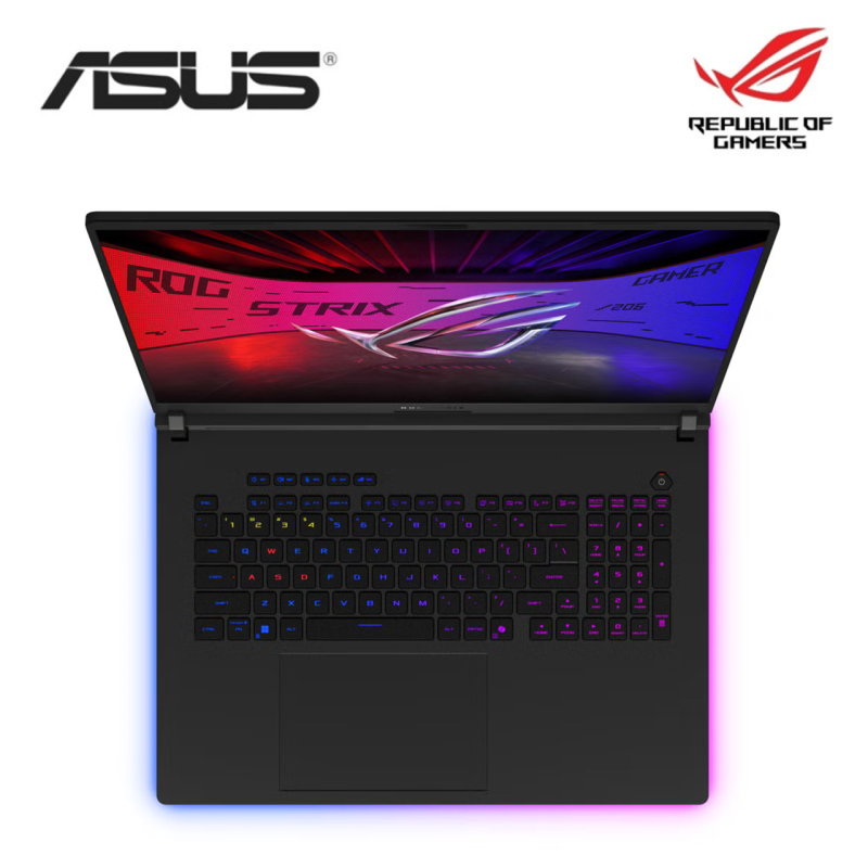 Asus ROG Strix SCAR 18 G835L-XSA180W 18'' 2.5K 240Hz Gaming Laptop ( NVIDIA® GeForce RTX™ 5090, CU9-275HX, 64GB, 4TB SSD, W11 )2
