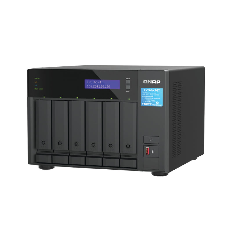 QNAP TVS-h674T-i5-32G 6 Bay Thunderbolt™ 4 NAS4