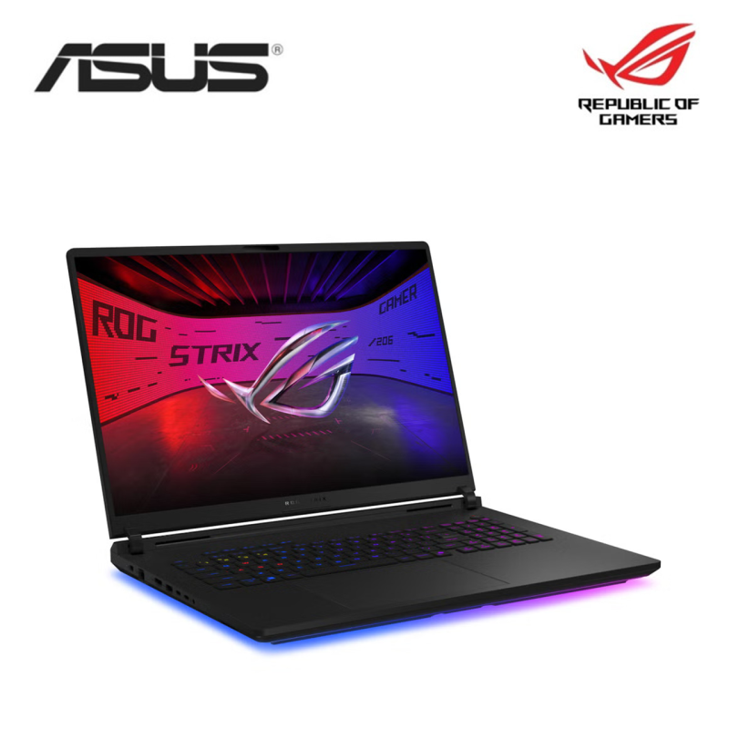 Asus ROG Strix SCAR 18 G835L-XSA180W 18'' 2.5K 240Hz Gaming Laptop ( NVIDIA® GeForce RTX™ 5090, CU9-275HX, 64GB, 4TB SSD, W11 )3