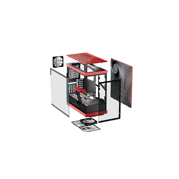 HYTE Y40 ATX CASE - RED (CS-HYTE-Y40-BR)6