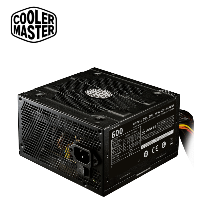 Cooler Master Elite P600 230V V3 Power Supply (MPW-6001-PCABN1 / MPW-6001-PCABN1-UK)3