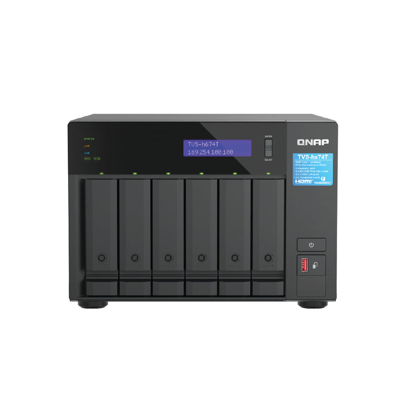 QNAP TVS-h674T-i5-32G 6 Bay Thunderbolt™ 4 NAS3