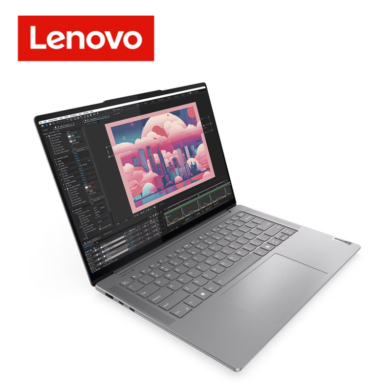 Lenovo Yoga Pro 7 14AHP9 83E30056MJ 14.5'' 2.5K Laptop Luna Grey ( Ryzen 7 8845HS, 16GB, 1TB SSD, RTX3050 6GB, W11, HS+M365 )2