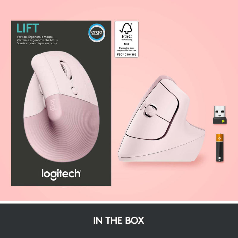 LOGITECH Lift Vertical Ergonomic Mouse5