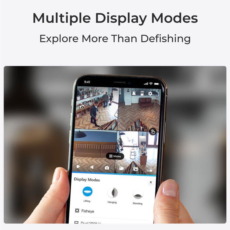 REOLINK FE-W-W: 6MP WiFi 360° Panoramic Fisheye Camera2