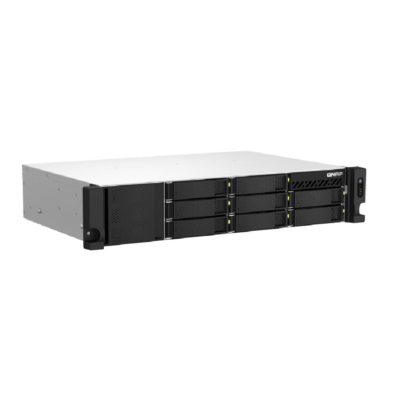 QNAP TS-873AeU-RP-4G 8 Bay 2U Short Depth Rackmount NAS powered by AMD Ryzen4