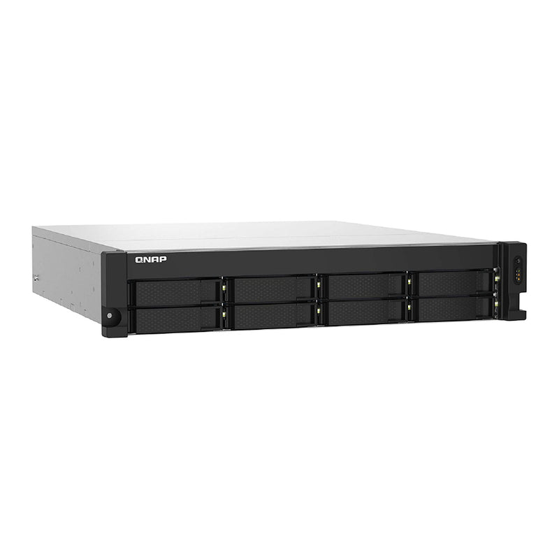 QNAP TS-832PXU-RP-4G 8 Bay Quad-core 1.7GHz rackmount NAS with dual 10GbE SFP+ and redundant power supply2