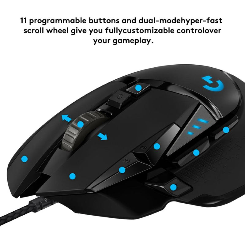 LOGITECH G502 HERO High Performance RGB Gaming Mouse2