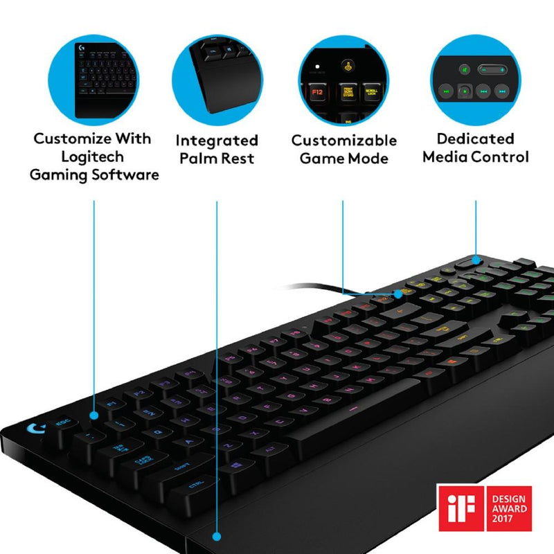 LOGITECH G213 Prodigy Gaming Keyboard4