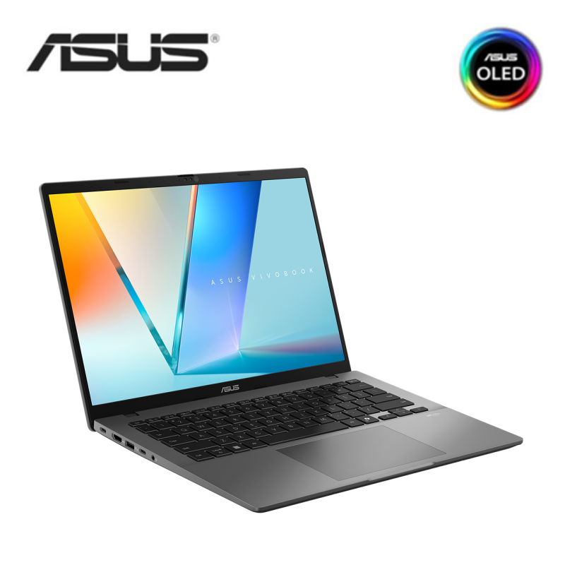 Asus VivoBook S 14 OLED M3407K-ASF158WS 14'' WUXGA Laptop Matte Gray ( AI 7 350, 16GB, 1TB SSD, ATI, W11, HS+M365 )2