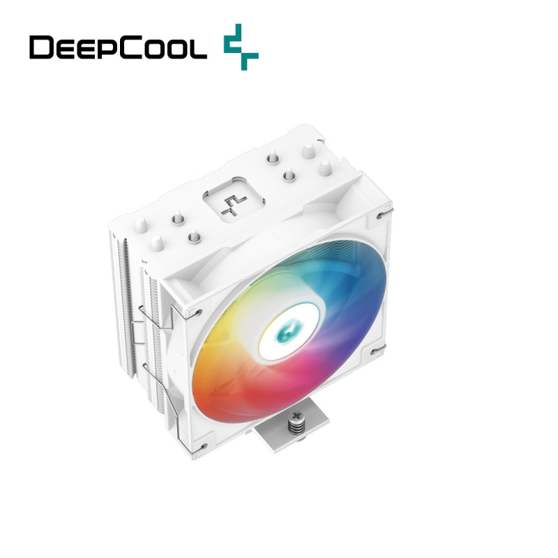 DEEPCOOL AG400 WHITE ARGB SINGLE TOWER CPU COOLER (R-AG400-WHANMC-G-2)2