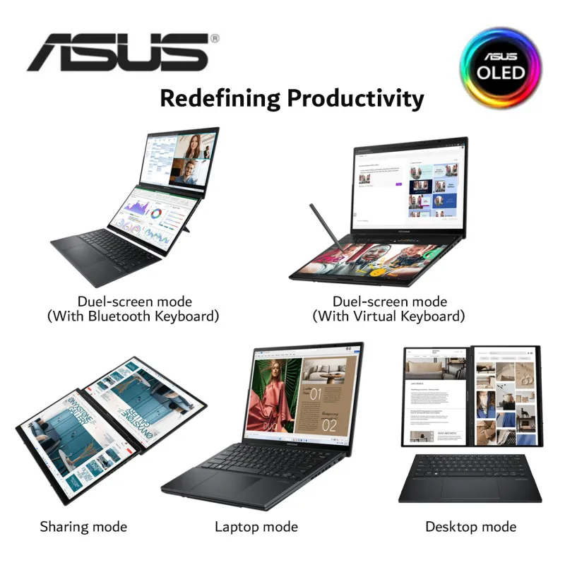 Asus Zenbook Duo 14 OLED UX8406C-APZ052WS 14