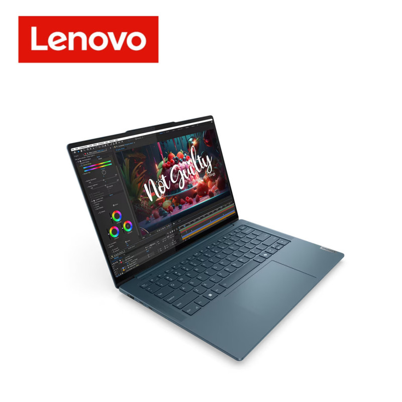 Lenovo Yoga Pro 7 141MH9 83E2009BMJ 14.5'' 2.8K Laptop Tidal Teal ( CU7-155H, 32GB, 1TB SSD, RTX4050 6GB, W11, HS )4