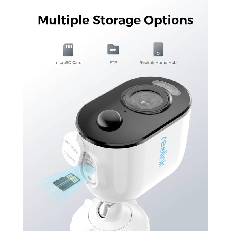 REOLINK Argus 3E : Time Lapse 3MP Wireless Solar/Battery Powered Security Camera with Smart Detection6