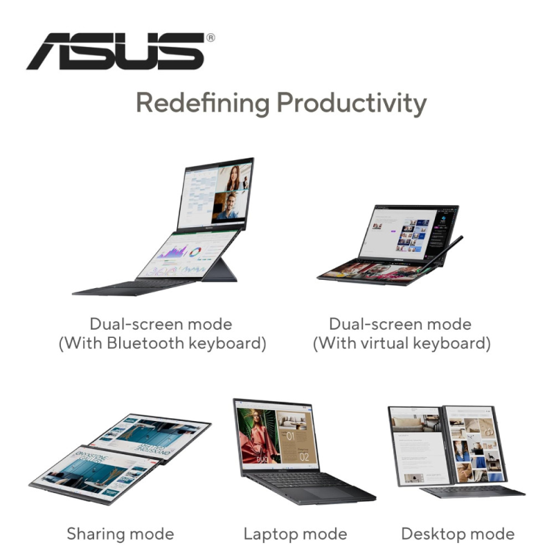 Asus Zenbook Duo 14 OLED UX8406M-APZ032WSM 14
