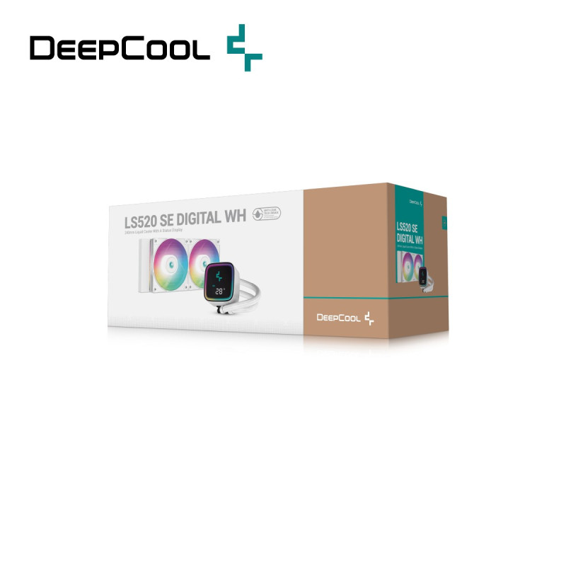 DEEPCOOL LS520 SE DIGITAL WH CPU LIQUID COOLER (R-LS520-WHAMMD-G-1)3