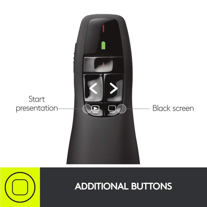 LOGITECH R400 Wireless Presenter Remote Control7