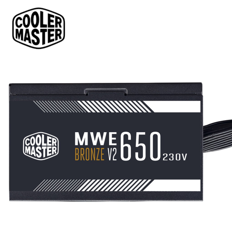Cooler Master MWE 650 Bronze V2 PSU Power Supply ( 650W, MPE-6501-ACABW-B )2