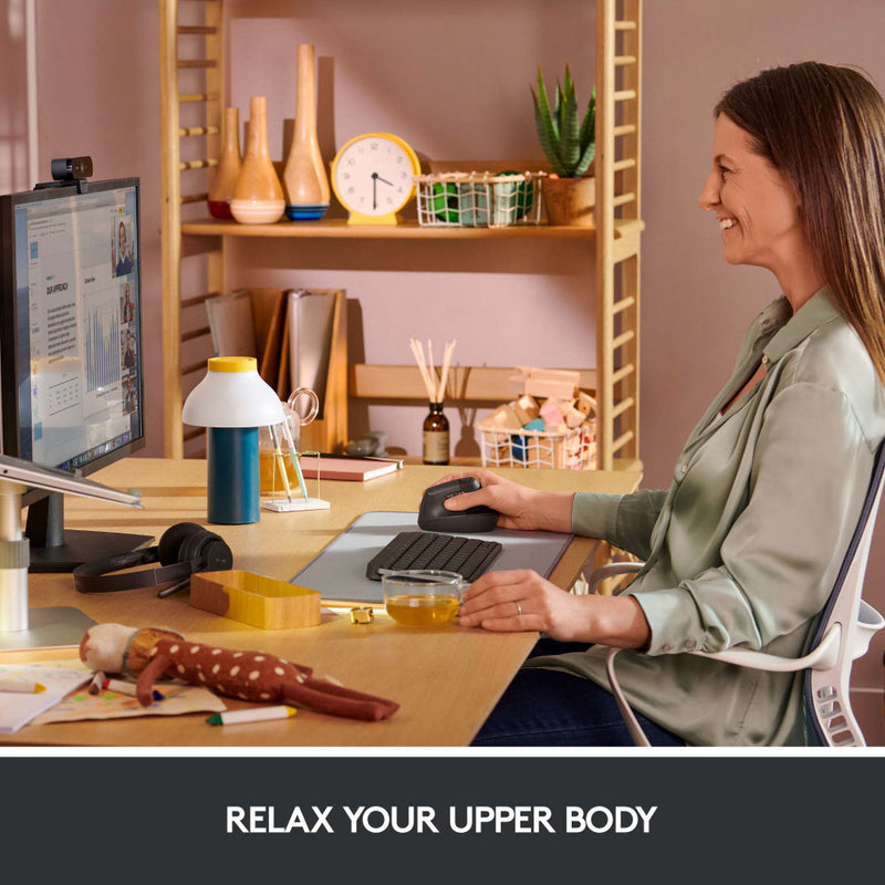 LOGITECH Lift Vertical Ergonomic Mouse2