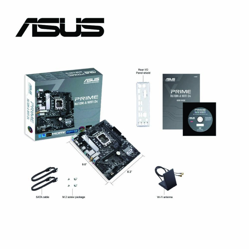 ASUS PRIME H610M-A WIFI D4 MOTHERBOARD (INTEL)3
